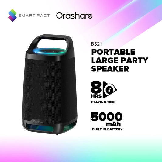 Orashare BS21 PartyBox Portable Party Speaker Powerful Sound Big Size Party Speaker